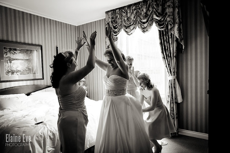 Bride Getting Ready