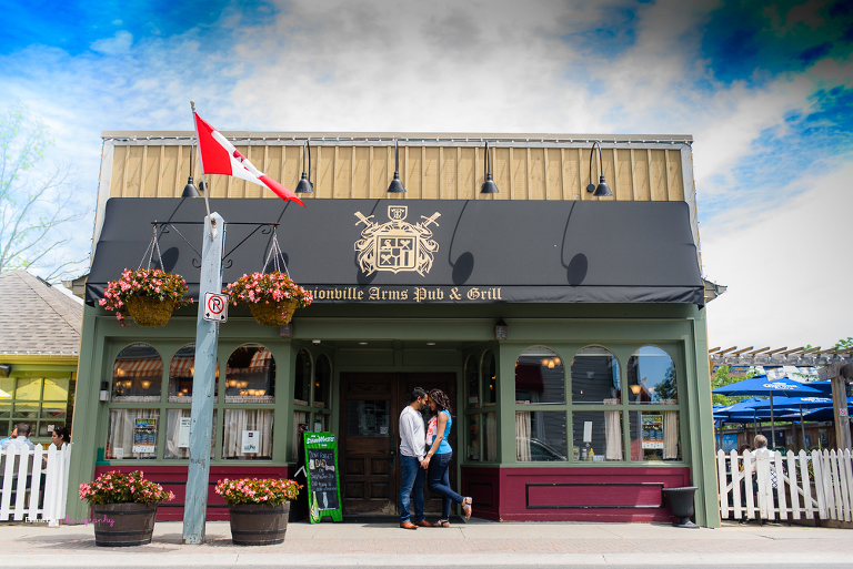 Main Street Unionville Engagement Photography