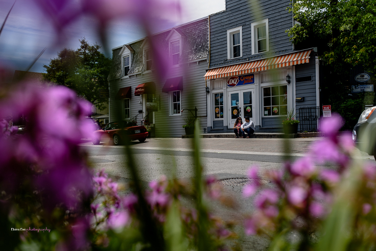 Main Street Unionville Engagement Photography