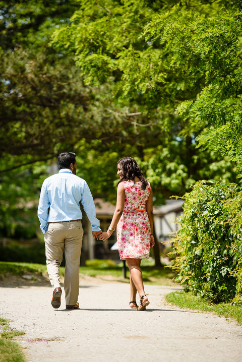 Main Street Unionville Engagement Photography