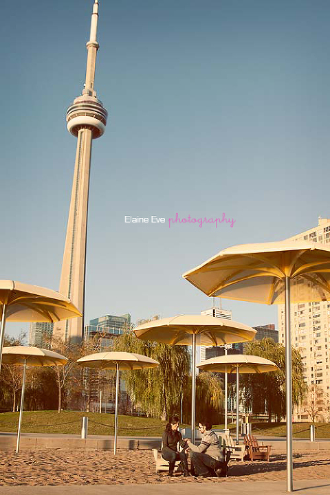 CN Tower Engagement Photography